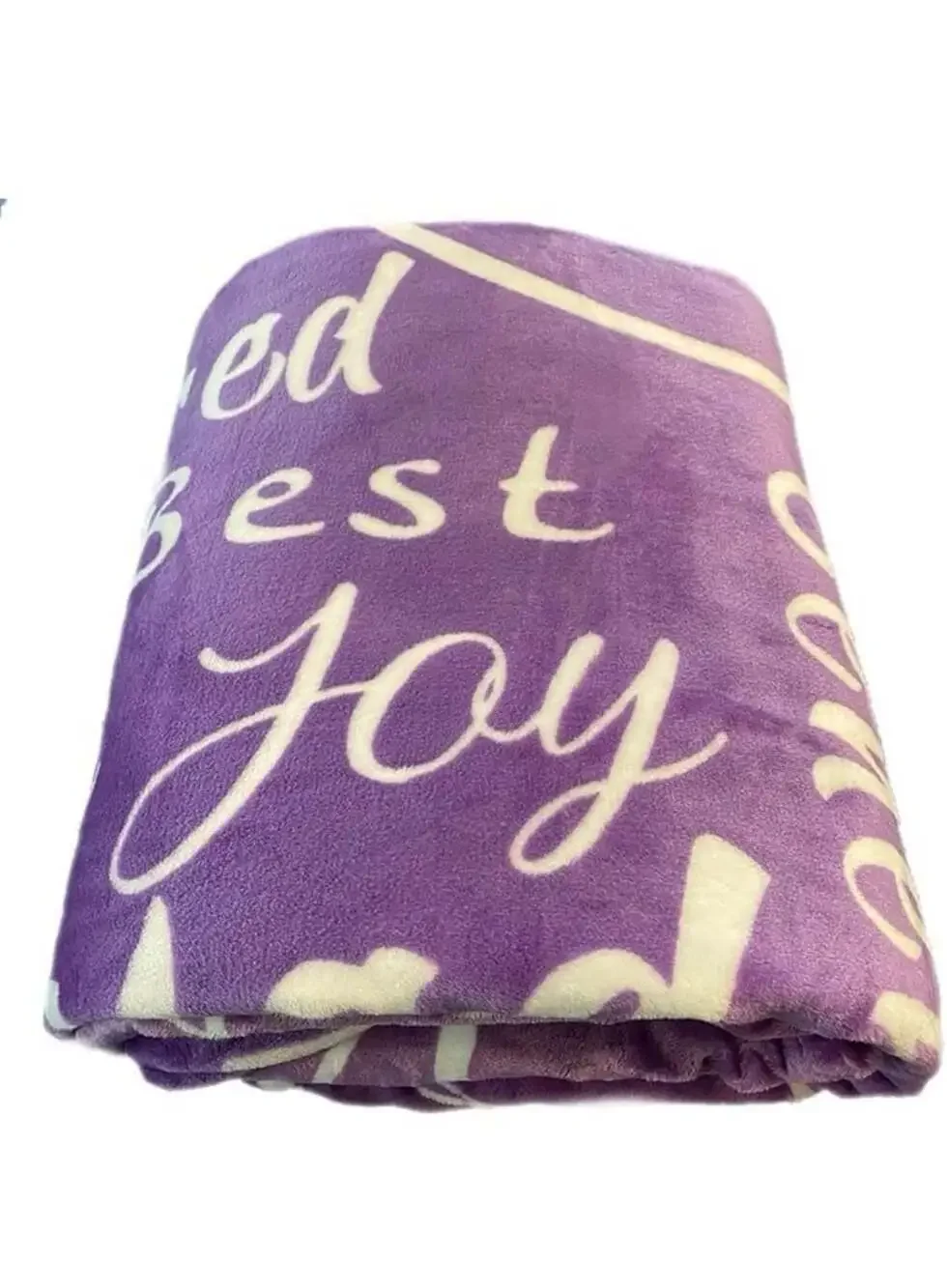 BlankieGram “You Are” Inspirational Throw Blanket – Purple – Plush Fleece Gift W